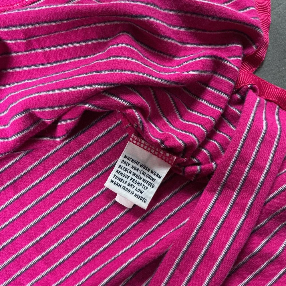 Polo Golf Ralph Lauren Mens L Pink Striped Pima Cotton Short Sleeve Polo Shirt